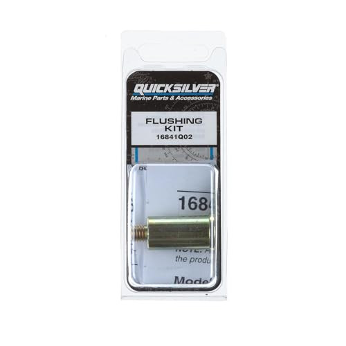 Quicksilver 16841Q02 Engine Flushing Kit for Select Mercury 2.5-9.9 Outboards