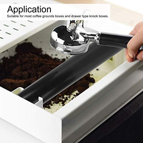 Aqur2020 Knock Box Rod, Coffee Knock Box Bar, 9.3inch LongLasting Polyurethane Plastic Exquisite Knock Box for Drawer