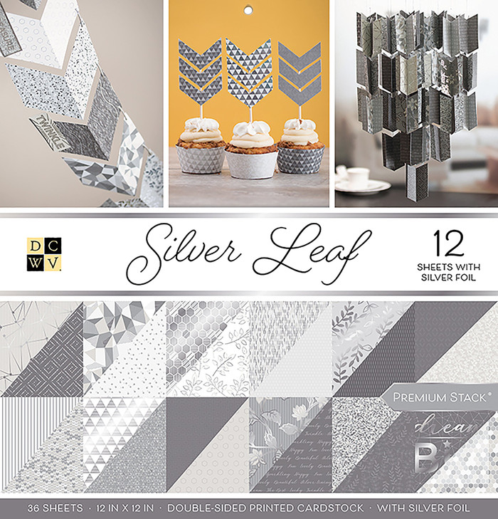 DCWV Printed Cardstock Paper 12x12, 36 Sheets of Scrapbook Paper for Crafts and Card Making, Double Sided Heavy Duty