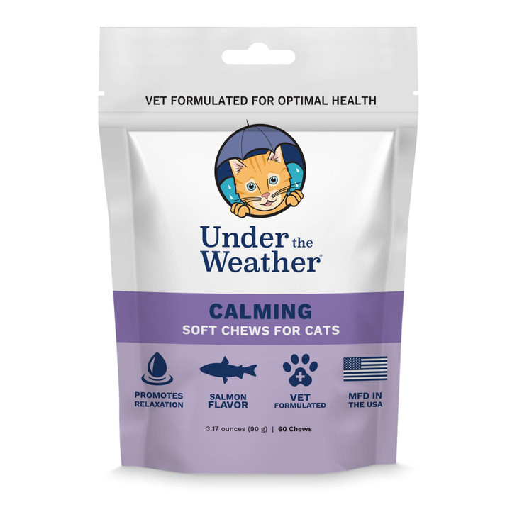 Under the Weather Pets | Natural Calming for Cats, 60 Soft Chews |áIngredients Include Thiamine, Normal Nervous System