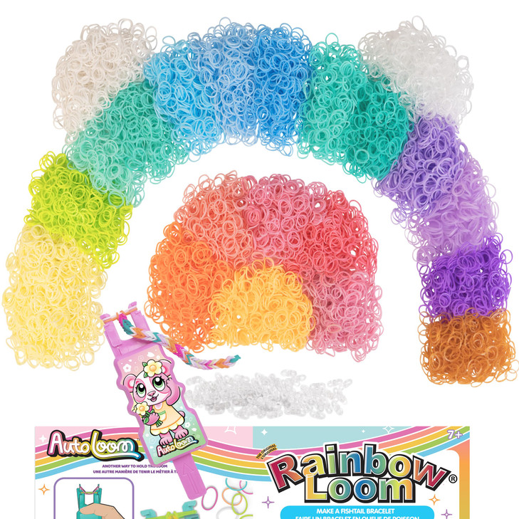 Rainbow Loom 11,000 Pastel Bands AutoLoom Mega Pack - 22 Soft Colors