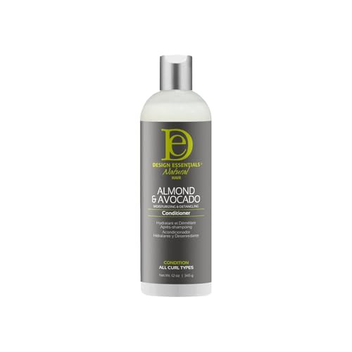 Design Essentials Almond & Avocado Moisturizing & Detangling Conditioner with Shea Butter & Coconut, Conditioner for