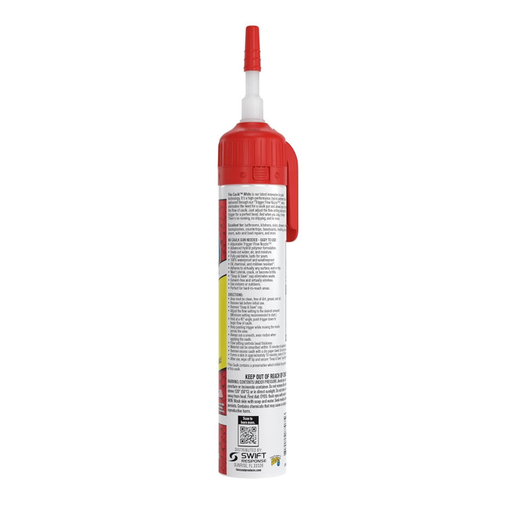 Flex Caulk, Waterproof & Weatherproof Hybrid Polymer Sealant, Strong, Paintable, Indoor, Outdoor, Bath, Shower, Sink,