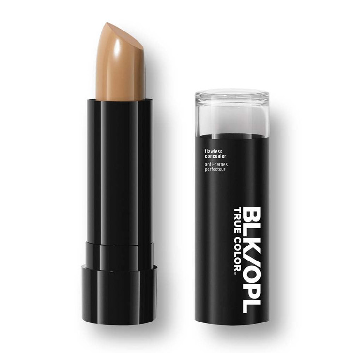BLK/OPL Flawless Perfecting Concealer, Long-Lasting Face Concealer Stick with Buildable Coverage for Dark Spots, Blemishes & Scars - Creamy Color Cor