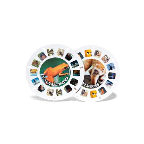 Classic View-Master Metallic Viewfinder with 2 Reels - Retro STEM Learning Toy for Kids & Adults, Nature Education for