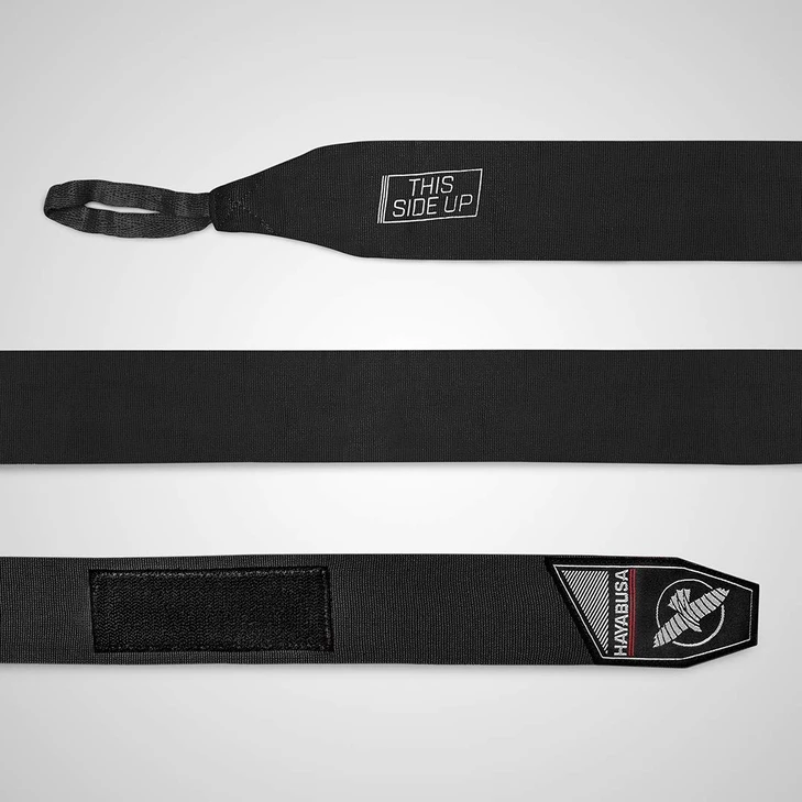 Hayabusa 4.0 Perfect Stretch Boxing Hand Wraps - Black, 180 Inches