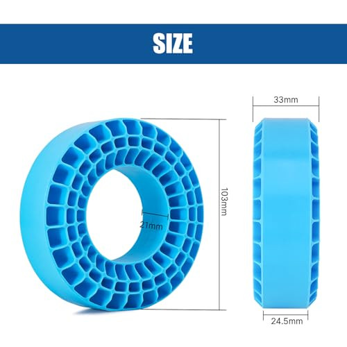 INJORA Silicone Rubber Inserts for 108-110mm(4.35" OD) 1.9 Tires, BL, 1907