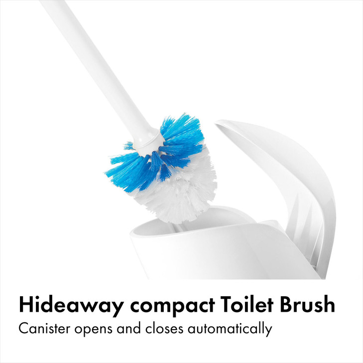OXO Good Grips Compact Toilet Brush & Automatic Canister Door