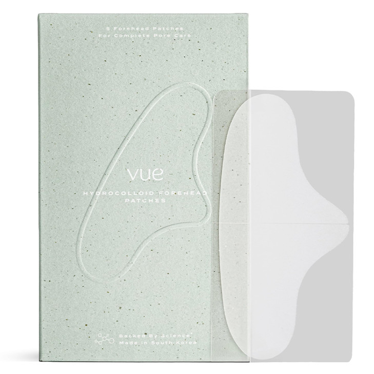 Vue Forehead Patches  Hydrocolloid Forehead Pore Patches for T-Zone Oil Control, Breakouts and Pimples, Skin Surface