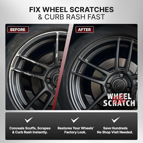 Wheel Scratch Fix® Anthracite Rim Touch Up Paint Wheel Scratch Repair Kit