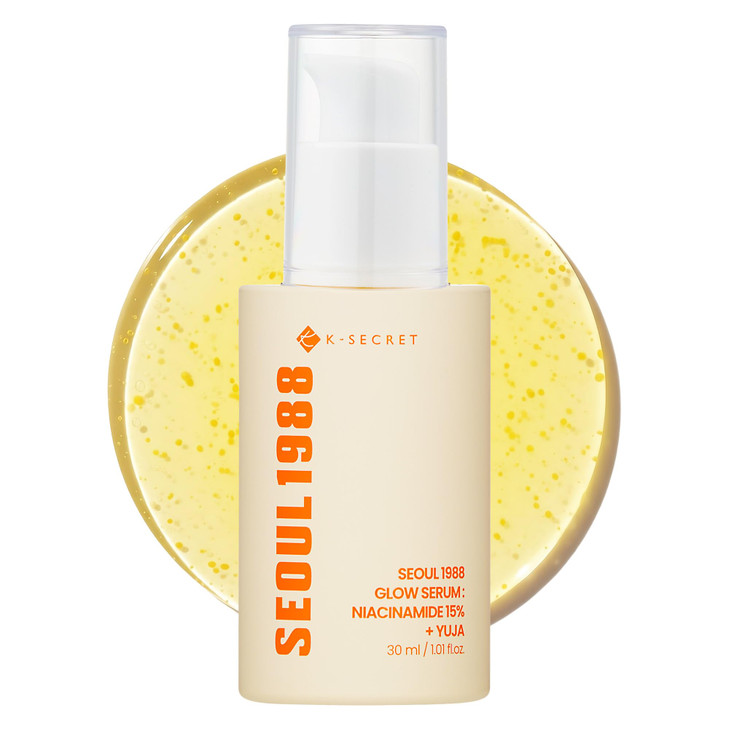 K-SECRET SEOUL 1988 Niacinamide 15% Glow Serum | Dark Spots, Uneven Skin Tone Care | Hydrating Serum with Niacinamide,