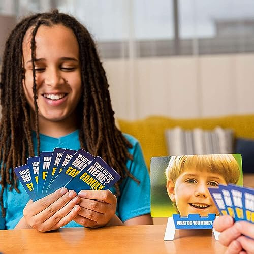 WHAT DO YOU MEME Family Edition by Relatable - Nappa Award 2025 Winner, Family Games for Kids and Adults 8+, The
