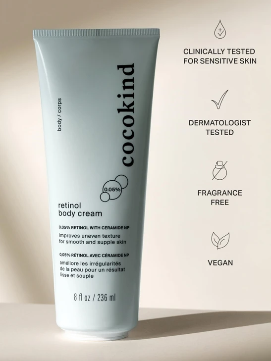 Cocokind Retinol Body Cream, 8 Fl Oz