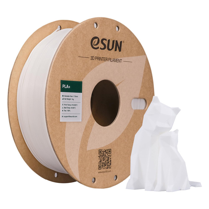 eSUN PLA+ Filament 1.75mm, 3D Printer Filament PLA Plus, Dimensional Accuracy +/- 0.03mm, 1KG Spool (2.2 LBS) 3D