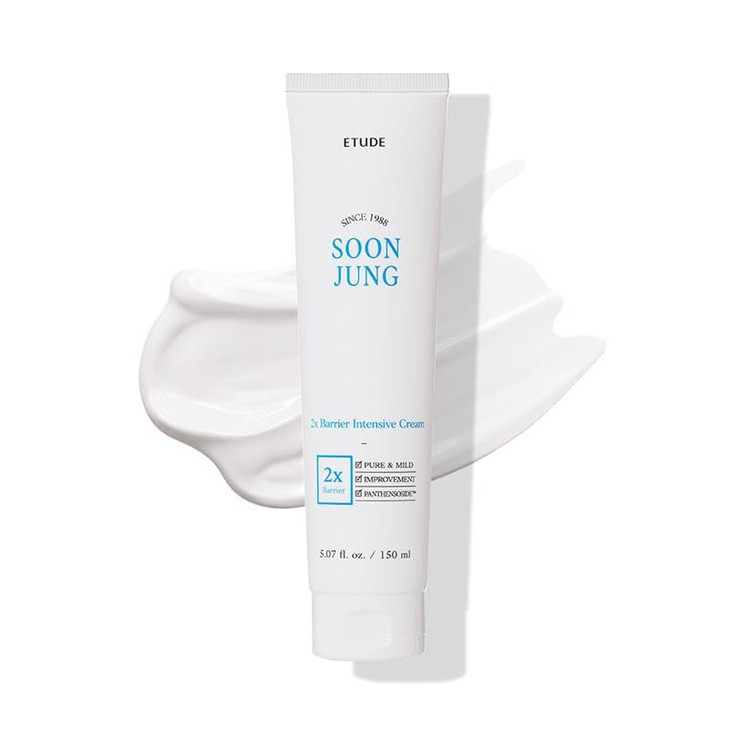 ETUDE SoonJung 2x Intensive Cream Best Trio Set for Barrier Repair | 2x Barrier Cream 2.02 Fl Oz + pH 5.5 Relief Toner