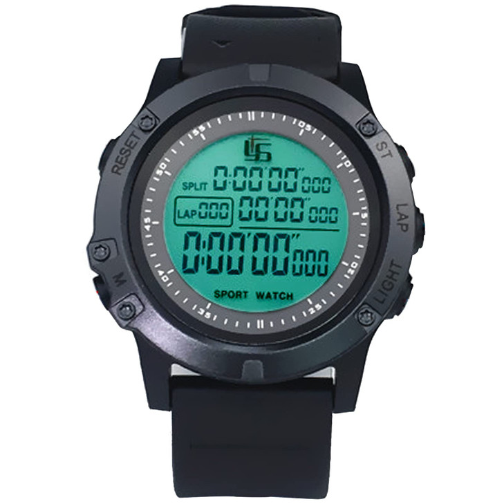Sports Referee Watch Football Soccer Game Coach Referee Timer with Stainless Steel Buckle & Referee Whistle with