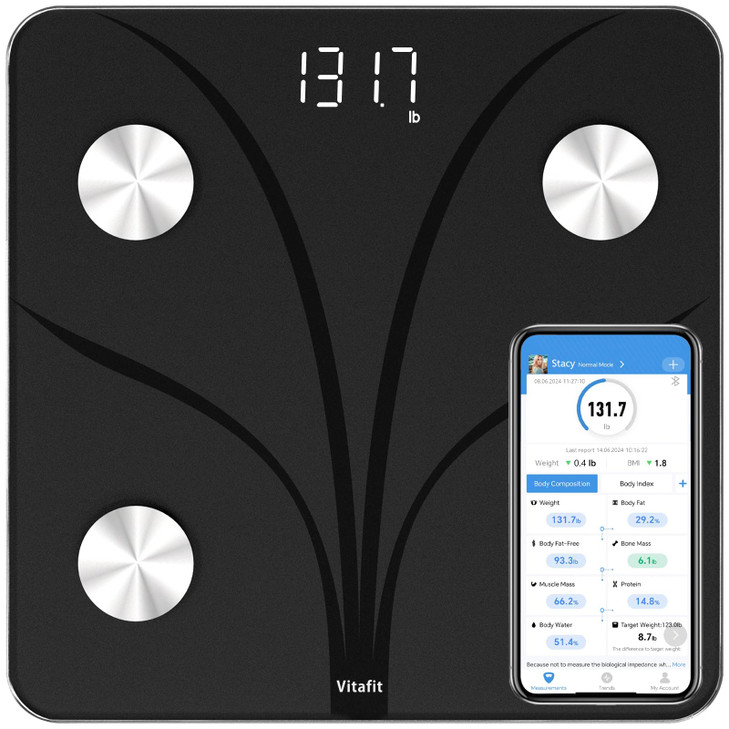 Vitafit FSA&HSA Smart Weight Scale, Accuracy 0.1lb by Our Professional Scale Factory Since 200, Bathroom Scale for