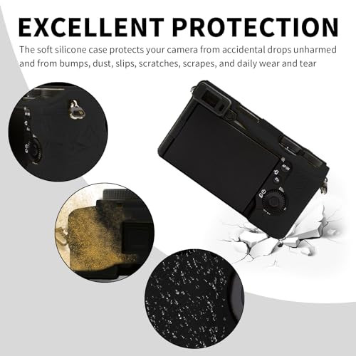 Easy Hood Camera Case for Sony Alpha 6700/ILCE-6700/a6700 Camera, Black
