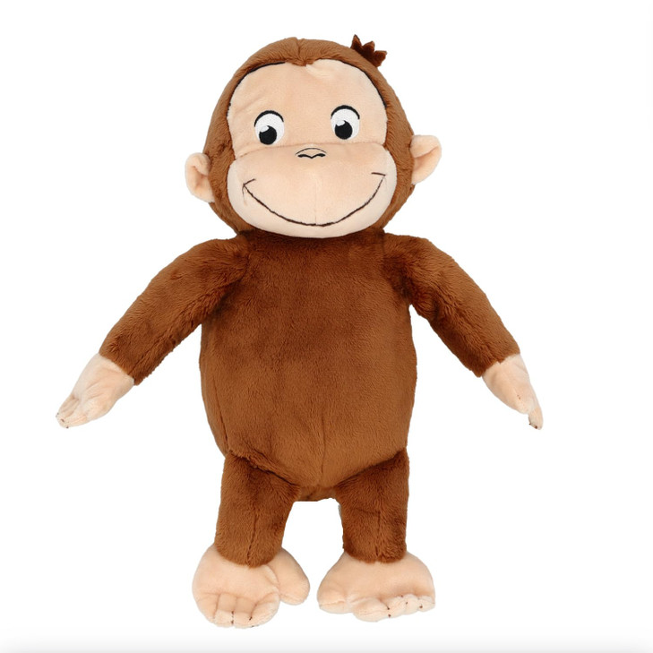 Kids Preferred Curious George Monkey Stuffed Animal Plush Toys Soft Cutest Cuddle Plushie Gifts for Baby and Toddler