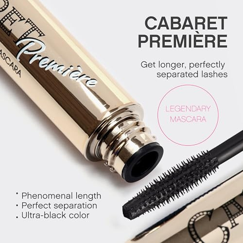 Vivienne Sab Cabaret Premiere Black Mascara, Volume and Length, Defining, Curling, No Flaking, No Clumping, Smudge