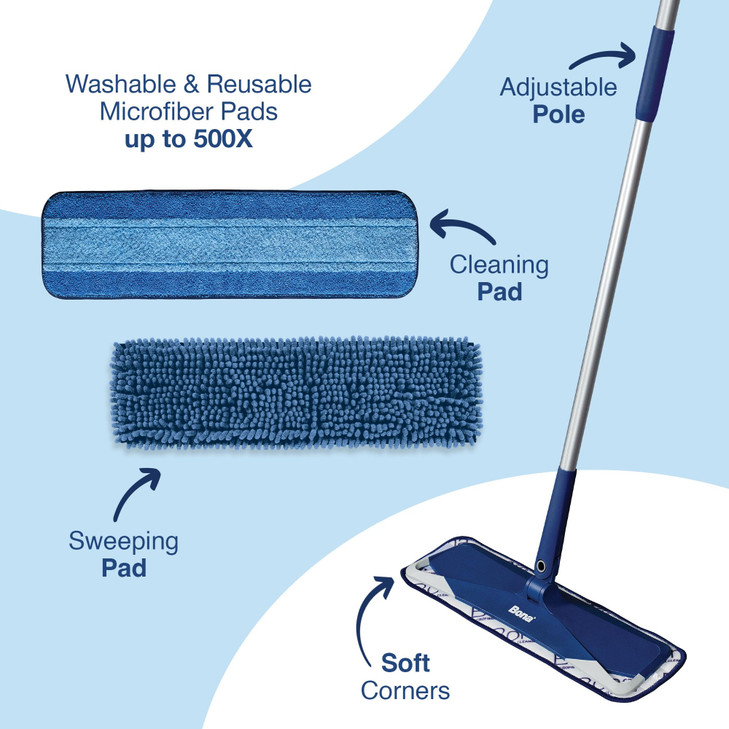Bona Premium Sweep & Clean Mop for Multi-Surface floors