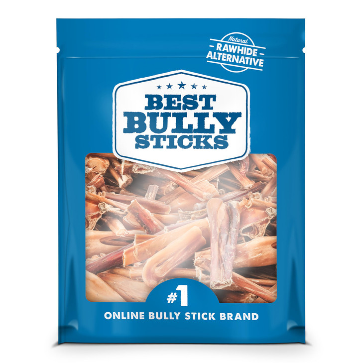 Best Bully Sticks 2-4 Inch Junior Bully Sticks for Dogs - 8 oz (Pack of 1) - Natural Grass-Fed Beef, Grain and Rawhide