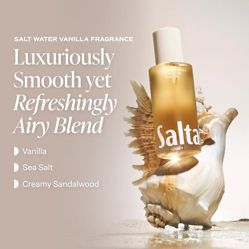 Saltair Body Oil | Salt Water Vanilla After Shower Moisturizer | 4 fl oz