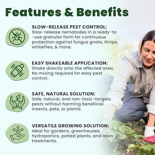 The Environmental Factor NemaKnights Slow-Release Nematodes - Biological Pest Control for Fungus Gnats, Thrips, &