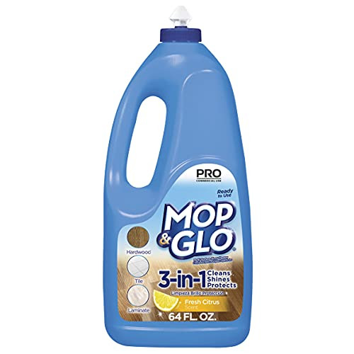 Mop & Glo Professional Multi-Surface Floor Cleaner, Triple Action Shine Cleaner, Fresh Citrus Scent, 64 Oz