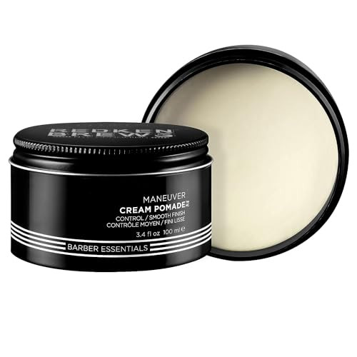 Redken Brews Cream Pomade For Men  Medium Hold, 3.4 oz