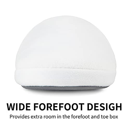 Tlizzz7 3-Pair Luxury Spa Slippers - Cotton Memory Foam Non-slip Closed Toe Washable Slippers for