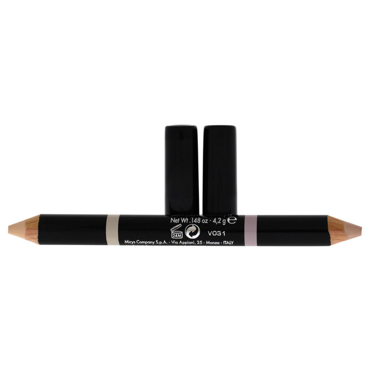 Duo Highlighter Matt and Shine - 001 Beige by Pupa Milano for Women - 0.148 oz Eye Pencil