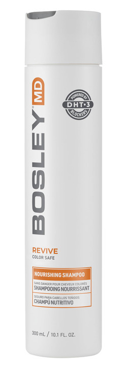 BosRevive Nourishing Shampoo for Noticeably Thinning Hair (Color Safe)  DHT Blocker, Sulfate-Free, Vegan Formula with