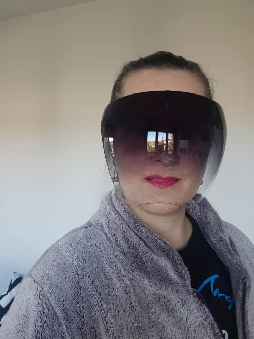 FEISEDY Full Cover Face Visor Protective Glasses Mirror Shield Sunglasses Anti Fog B2781