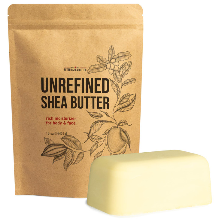 Raw Shea Butter  100% Pure Unrefined African Shea Butter | Deep Moisturizer for Dry Skin, Hair and Scalp | DIY Body