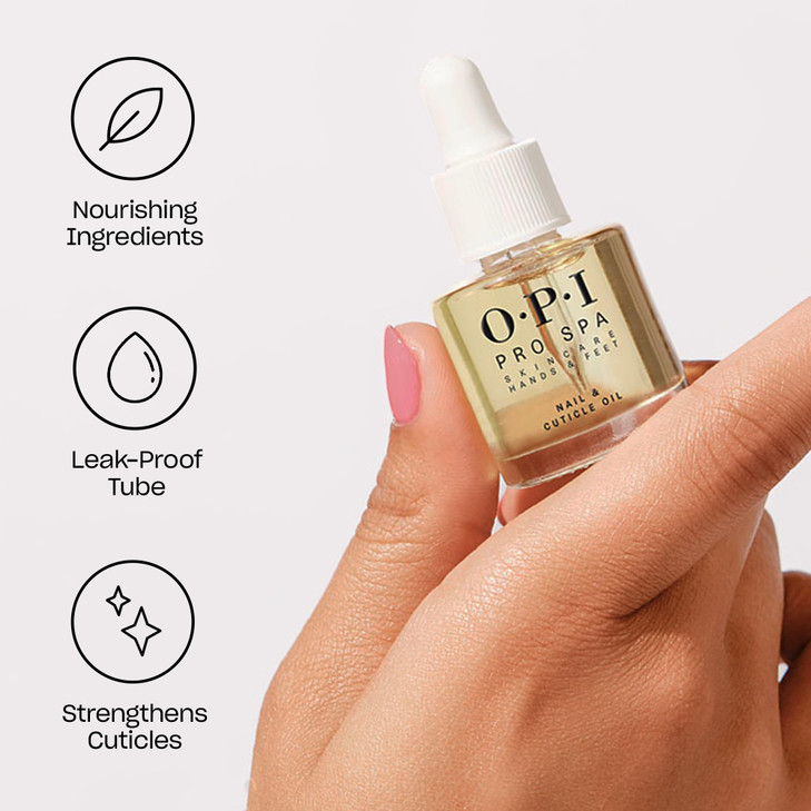 OPI ProSpa Nail and Cuticle Oil | Cuticle Oil Bottle for Nails & Dry Hands |Strengthens Cuticles for Nail Growth | 0.29 fl oz