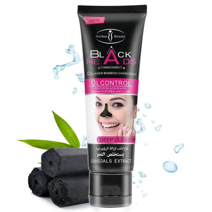 Aichun Beauty Blackhead Remover Black Mask Deep Cleansing Peel-off Mask for Blackheads Remove,Tearing Style Deep Cleansing Purifying - Activated Char