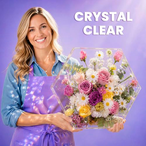 LET'S RESIN 34oz Crystal Clear Epoxy Resin, Casting Resin for Beginners