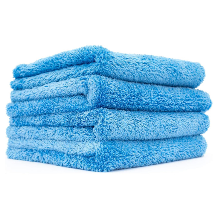 The Rag Company - Eagle Edgeless 500 (4-Pack) Professional Korean 70/30 Blend Super Plush Microfiber Detailing Towels,