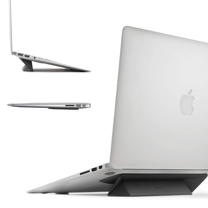 Ringke Laptop Stand Anti-Slide Smart Folding Portable Slim and Weightless Adhesive Stand for Laptop, iPad, Tablet, and