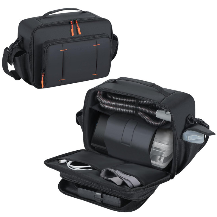 KANG YU Portable Carrying Bag Compatible with ResMed AirSense 11 CPAP, Travel Bag Compatible with AirSense 11/10/10