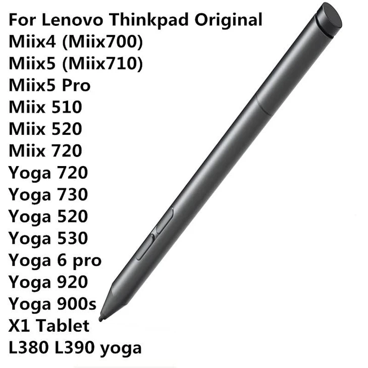 MITATTOK Active Pen 2 for ThinkPad X1 Tablet Gen2 (20JB, 20JC), Ideapad MIIX 720 MIIX 510 MIIX 520 Yoga 720 Yoga 920,