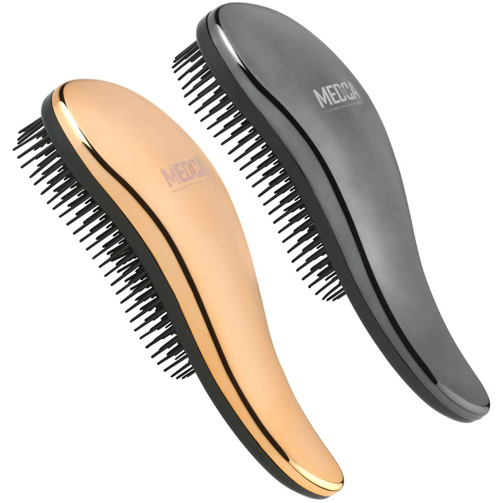 Detangling Brush - Detangler Brushes Set, (1 Black & 1 Pink Hair Brush) Pain-Free Hair Brush Straightener that Removes Tangles and Knots Straightenin