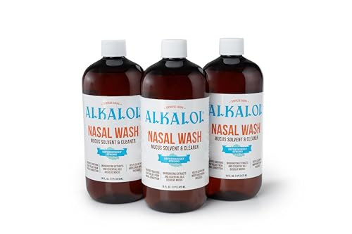 Alkalol Solution Original Nasal Wash, 16 fl oz (pack of 3)