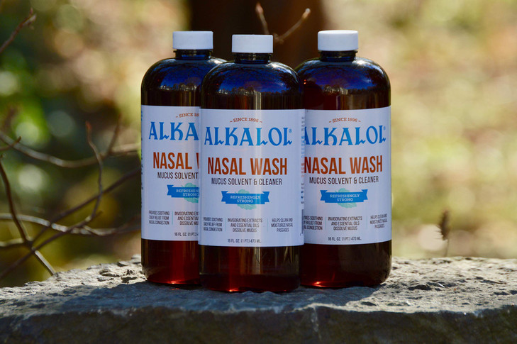 Alkalol Solution Original Nasal Wash, 16 fl oz (pack of 3)