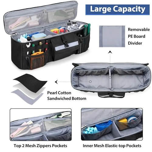 GRAOSO Car Trunk Organizer Compatible with Toyota FJ Cruiser 2007-2021