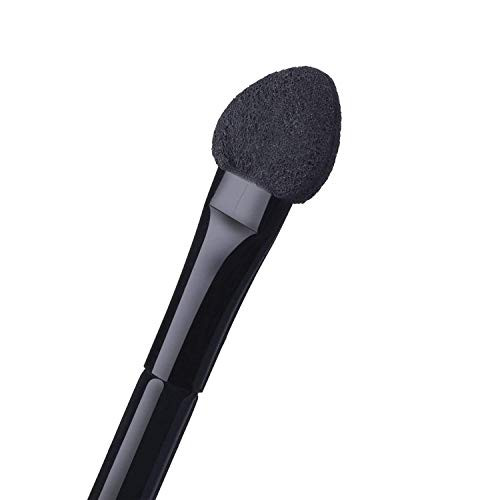 Onwon 50 Pcs Dual Sides Eyeshadow Brush, Long Handle Double Ended Sponge Oval Tipped Eyeliner Brush Makeup Brush Tool