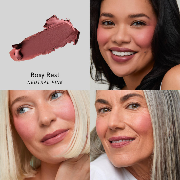 SOSHE Beauty - Blurring Pillow Blush | Featherlight, Cushiony, Cream to Powder Formula | Squalane, Cucumber Seed