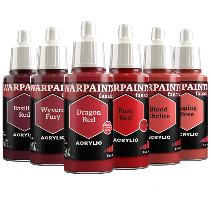 The Army Painter, Warpaints Fanatic Flexible Triad: Cool Reds 6x18ml