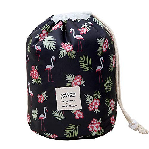 YJQueen Cosmetic Bag, Travel Makeup Cosmetic Pouch Portable Handbag Toiletry Case Mini Makeup Train Case Cosmetic Bag Cosmetic Organizer Travel Acces